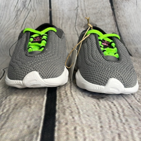 NWT Adidas Adifom SLTN EL I Grey Three Toddler Boy Shoes - Size 4K - Picture 13 of 17